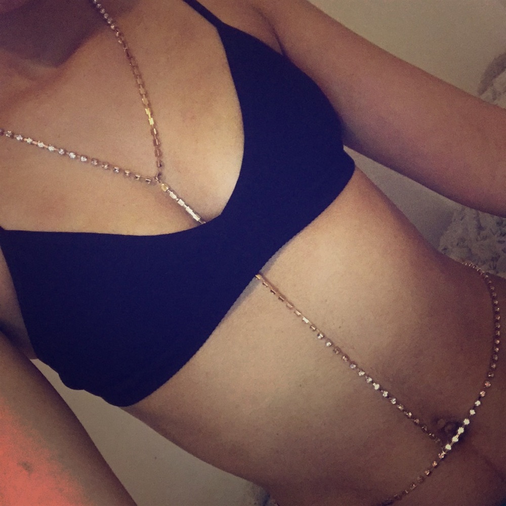 Necklace belly chain